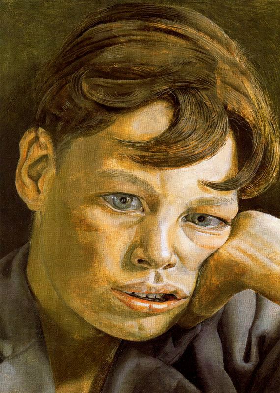 Boy’s Head, Lucian Freud, 1952.